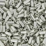 Bugles Miyuki 3 mm BGL1051 - Galvanized Silver Metallic x10g