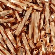 Bugles Twist Miyuki 12 mm TW2012-1053 - Galvanized Gold Metallic x10g