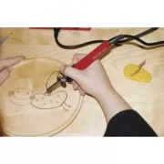 Pyrograveur loisirs créatifs pour décorer le bois, le cuir et le liège + 9 embouts