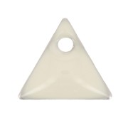 Sequins en métal triangle résine époxy 8 mm Crème x8|raw }}