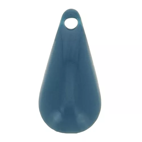 Sequins en métal goutte résine époxy 12 mm - Pétrole x10
