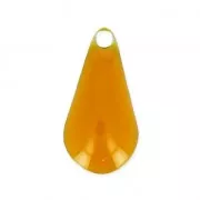 Sequins en métal goutte résine époxy 12 mm Moutarde x10