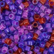 Miyuki Delica 11/0 DB2065 - Luminous Wildberry Blitz Mix x8g