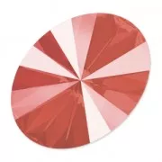 Cabochon en cristal PureCrystal 4122 Oval Rivoli 8x6 mm Crystal Light Coral