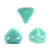 Perles en verre Super-Khéops® par Puca® 6 mm Green Turquoise x10g|raw }}