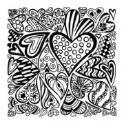 Plaque de texture Cernit pour la pâte polymère 9 cm Coeurs x1