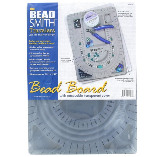 Plateau d'assemblage avec couvercle 31.5x22.5 cm pour la création de bijoux