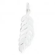 Breloque forme feuille 25 mm en Argent 925 x1