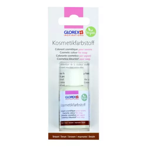 Colorant liquide pour savon Brun x20ml
