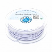 Fil de jade / Fil nylon tressé européen Griffin 1.5 mm Lilac x20m|raw }}