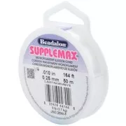 Fil nylon invisible - illusion cord Supplemax 0.25 mm Transparent x50 m