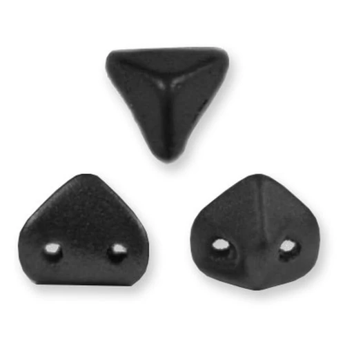 Perles en verre Super-Khéops® par Puca® 6 mm Jet Mat x10g