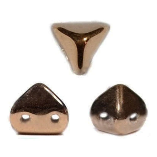 Perles en verre Super-Khéops® par Puca® 6 mm Dark Bronze x10g