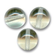 Perles en verre tchèque rondes 10 mm Black Diamond x10