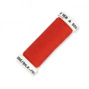 Fil à broder pour broderie perlée de Lunéville Soie surfine Rouge (650) x100m|raw }}