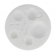 Mini moule silicone pour pâte polymère et pâte de métal Vaisselle