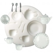 Mini moule silicone pour pâte polymère et pâte de métal Vaisselle