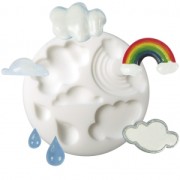 Mini moule silicone pour pâte polymère et pâte de métal Nuage