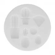 Mini moule silicone pour pâte polymère et pâte de métal Exotique