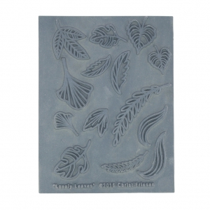 Christi Friesen - Plaque de texture pour pâte polymère - Lovely Leaves