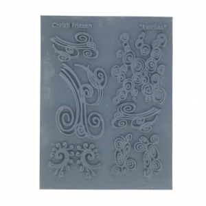 Christi Friesen - Plaque de texture pour pâte polymère - Swirlys