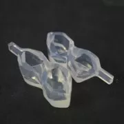 Moule silicone pour réaliser 2 pendentifs en résine 23.7x13.8x11.8mm Gemme