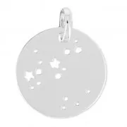 Pendentif constellation Sagittaire pour collier & bijoux DIY - 18 mm Argent 925 x1