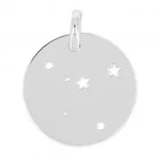 Pendentif constellation Cancer pour collier et bijoux DIY - 18 mm en Argent 925 x1