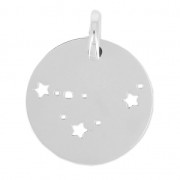 Pendentif constellation Capricorne pour collier & bijoux DIY - 18mm Argent 925 x1|raw }}