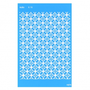 Silk Screen Moiko pour Pâte polymère 74x105 mm - Motif carreau de ciment 6.16