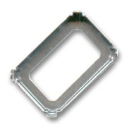 Serti griffe pour cabochon PureCrystal 4627 27x18,5 mm - Argenté Vieilli x1|raw }}