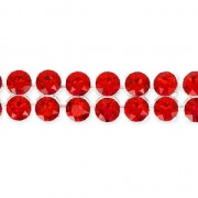 PureCrystal Crystal Mesh 40001 2 rangs 5,3 mm Light Siam x5cm