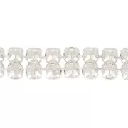 PureCrystal Crystal Mesh 40001 2 rangs 5,3 mm Light Siam x5cm