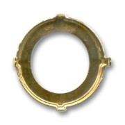 Serti griffe pour cabochon PureCrystal 1201 27 mm doré|raw }}