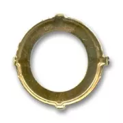 Serti griffe pour cabochon PureCrystal 1201 27 mm doré