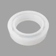Moule silicone pour réaliser des bracelets facettés en résine 62x17x8.5 mm