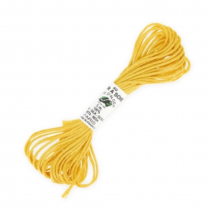 Fil à broder en soie pour broderie et couture - Soie d'Alger Jaune (2514) x5m