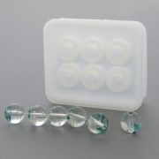 Moule silicone pour réaliser des perles rondes de 16 mm en résine