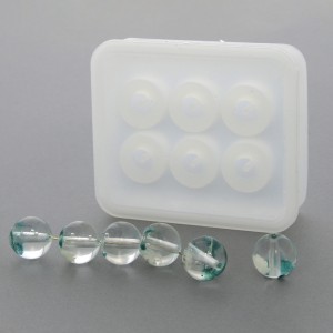 Moule silicone pour réaliser des perles rondes de 16 mm en résine