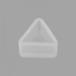 Lot de 2 moules silicone Cabochon triangle fond plat pour clous d'oreilles