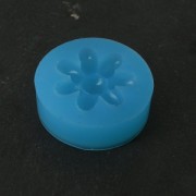 Moule silicone pour pâte polymère et pâte de métal 22 mm fleur