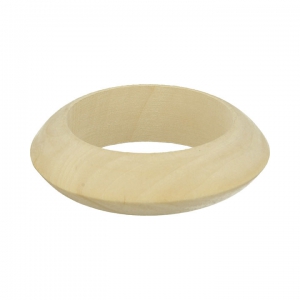 Bracelet courbe en bois brut Medium à personnaliser et décorer x1