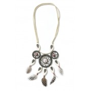 Set de 7 anneaux en bois brut naturel pour bijoux, déco, rideaux 30 mm x1