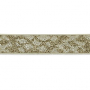 Ruban fantaisie en matière synthétique 5 mm effet reptile Mastic x1.2m