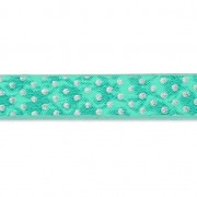 Ruban fantaisie en matière synthétique 5mm effet reptile Mint Pois Métallisé x1.2m|raw }}