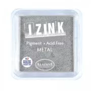 Encreur Aladine Pigment Izink Metal Silver (n°19119) x1