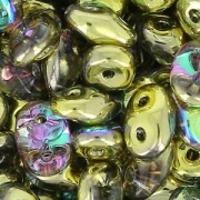 SuperDuo 2,5x5 mm Crystal Golden Rainbow x10g