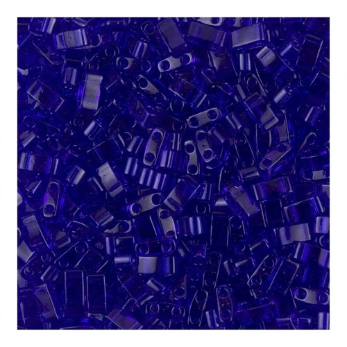 Miyuki Half Tila Beads 5x2.3x1.9 mm HTL-151 - Tr Cobalt x10g