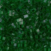 Miyuki Half Tila Beads 5x2.3x1.9 mm HTL-146 - Tr Green x10g|raw }}