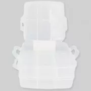 Mallette de rangement pour Loisirs créatifs 3 niveaux 16x16x13 cm 18 comp